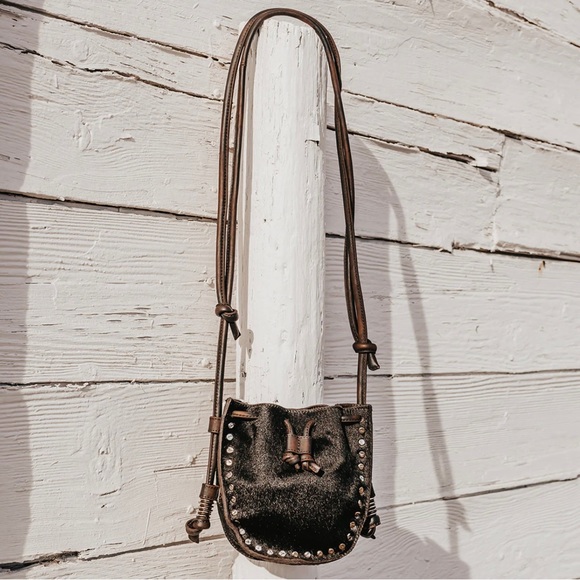 FREEBIRD Black and Brown STELLA Mini Purse (New)